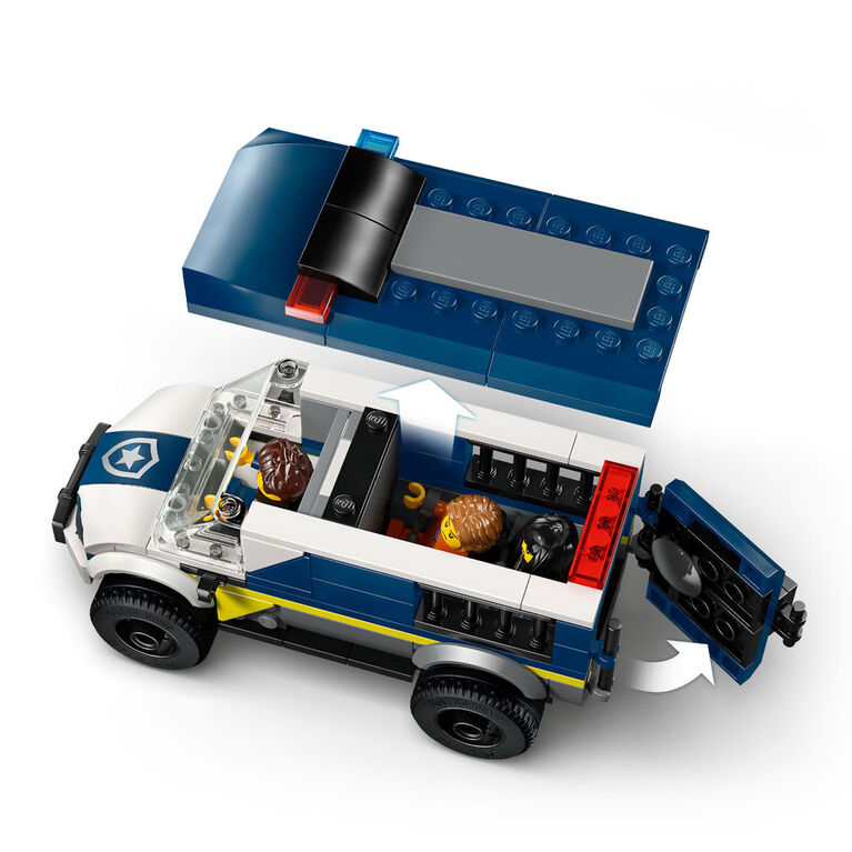 LEGO City Police Prisoner Transport Van Building Toy for Boys, Girls, & Kids, Ages 6+ - 60479