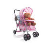 Poussette jouet Caboose de Joovy - rose.