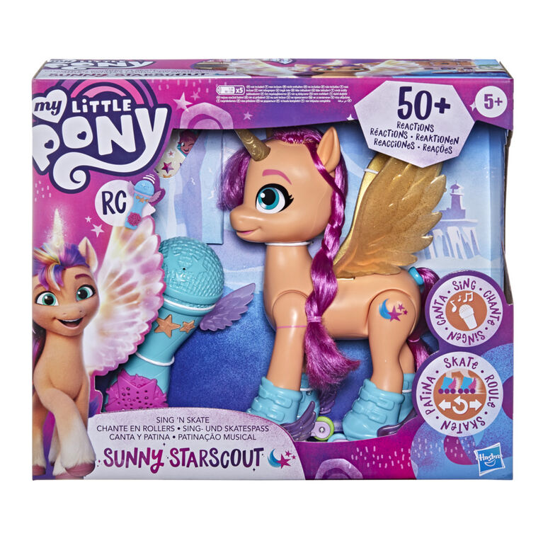My Little Pony: A New Generation Rainbow Reveal Sunny Starscout 6-inch  Orange Pony Toy 