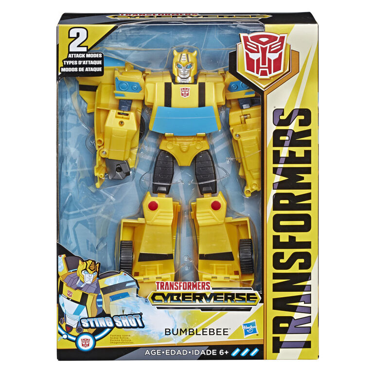 Transformers Cyberverse Action Attackers - Figurine Bumblebee de classe ultime.