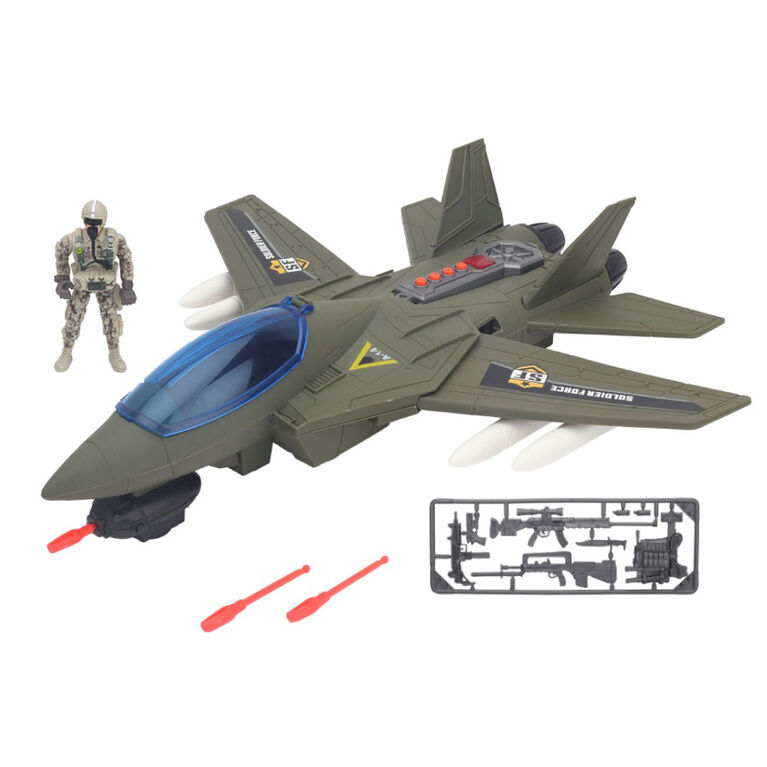 Soldier Force L&S Stealth Battle Wing Playset - R Exclusive
