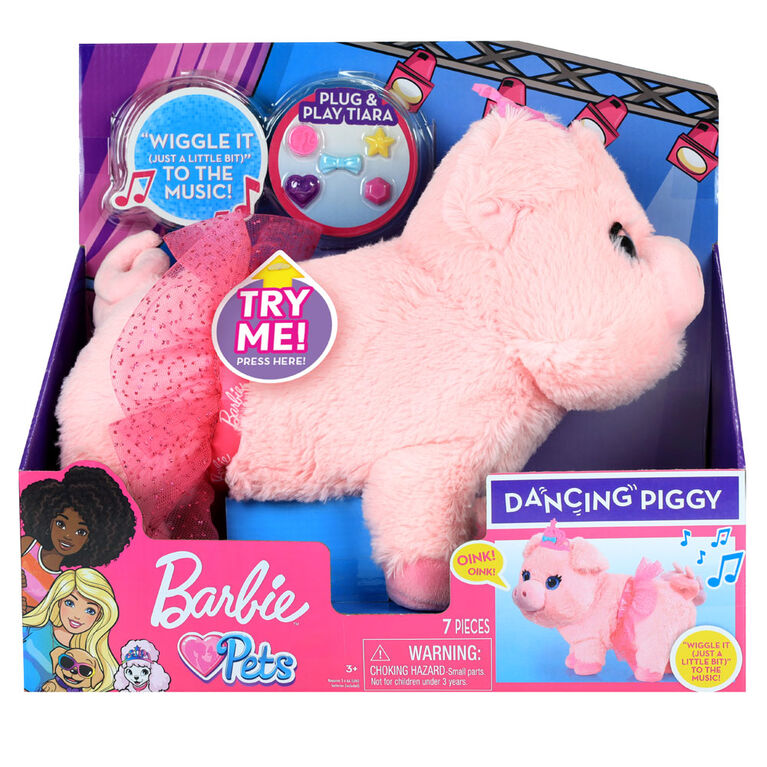 Barbie Dance & Prance Piggy Plush Toys R Us Canada