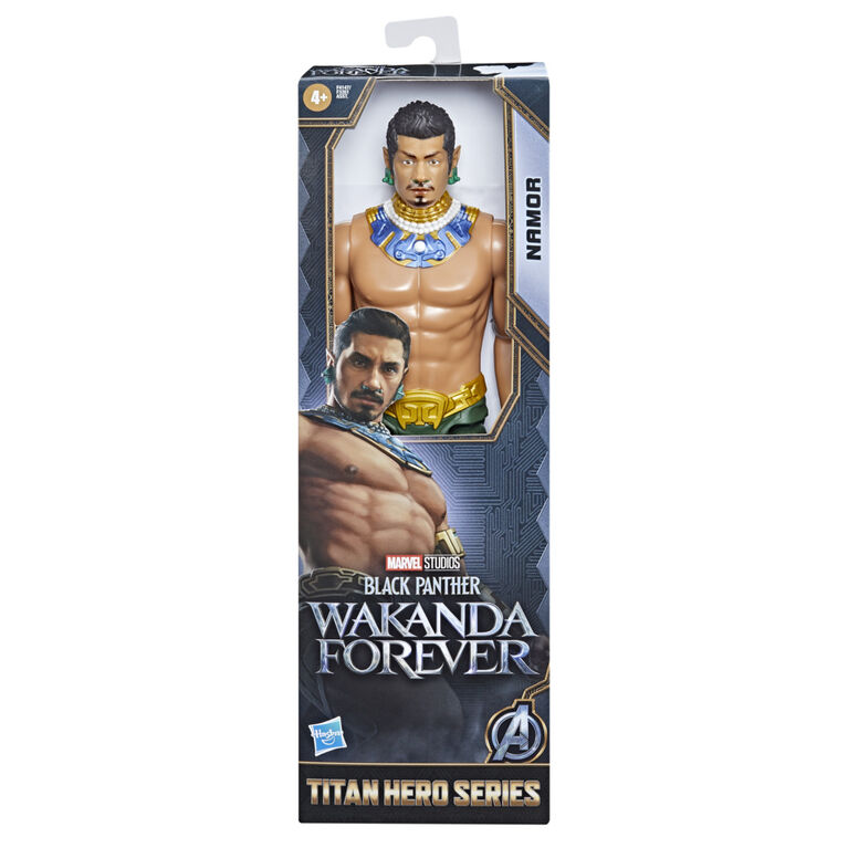 Marvel Studios' Black Panther: Wakanda Forever Titan Hero Series Namor Toy, 12-Inch-Scale Action Figure