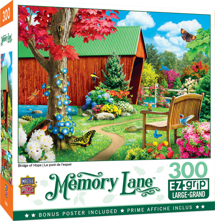 Memory Lane 300 Piece EZ-Grip Puzzle - Bridge of Hope