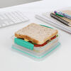 Sistema To Go Sandwich Lunch Box, Stackable Food Storage Container, 450 mL, BPA Free, Colour May Vary