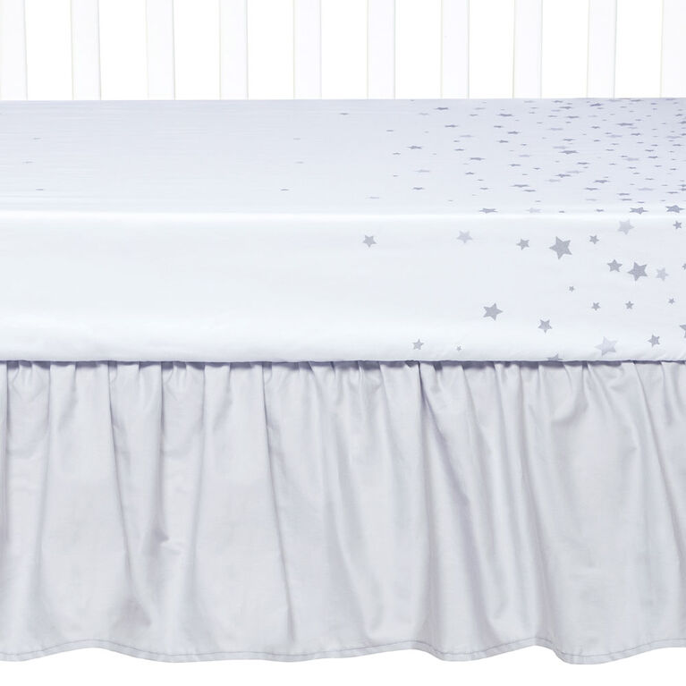 Sprinkle Stars and Moon 3 Piece Crib Bedding