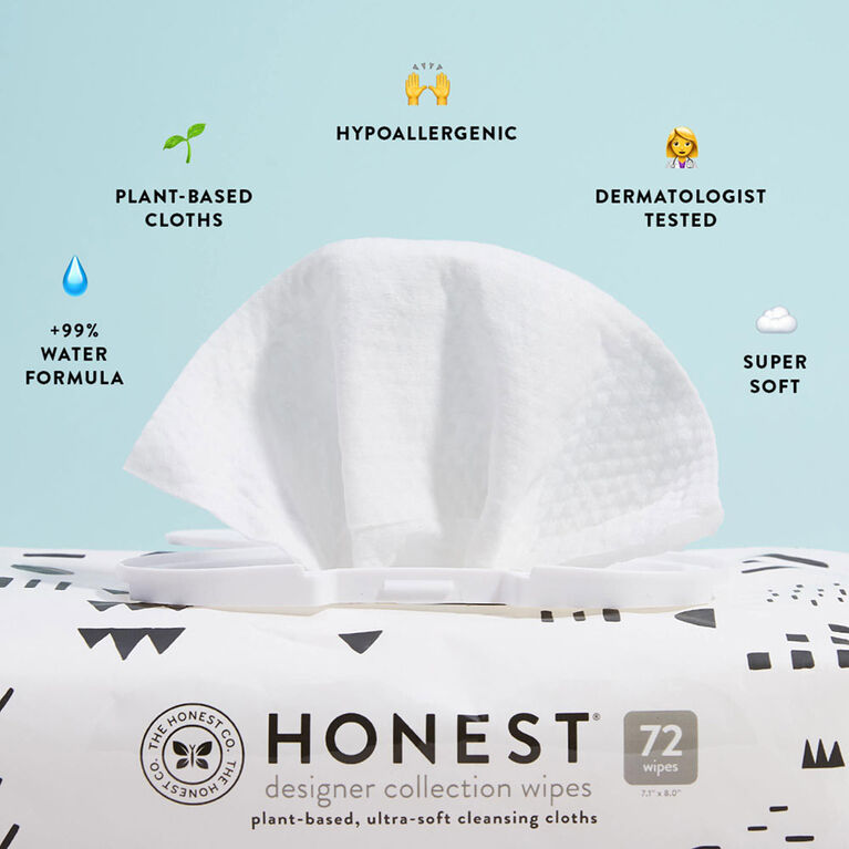 The Honest Company - Baby Wipes - Rose Blossom - 72 Count