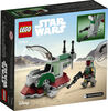 LEGO Star Wars Boba Fett's Starship Microfighter 75344 Building Toy Set (85 Pcs)