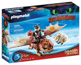 Playmobil - Dragon Racing: Varek et Bouledogre