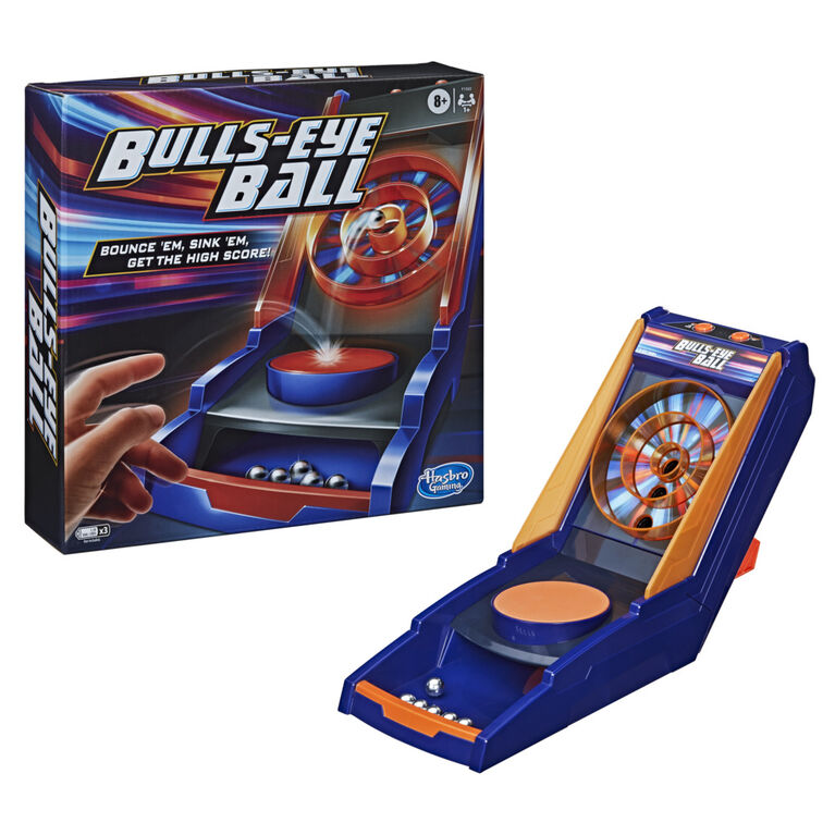 Bulls-Eye Ball Game, Active Electronic Game for 1 or More Players, Features 5 Exciting Modes - English Edition