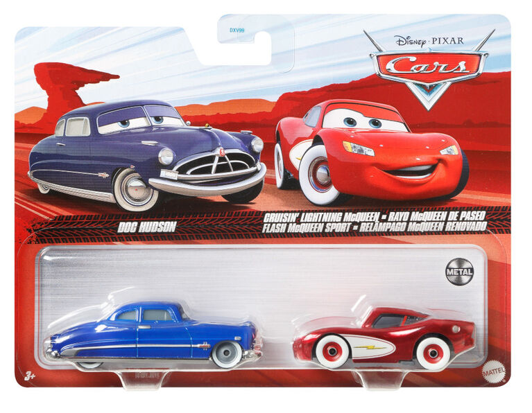 Disney Pixar Cars Doc Hudson and Cruisin' Lightning McQueen 2-Pack