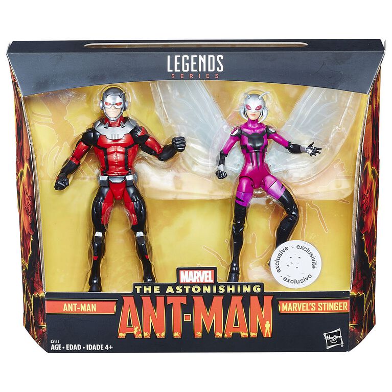 Marvel Legends Series - The Astonishing Ant-Man - Duo Ant-Man et Marvel's Stinger. - Notre Exclusivité