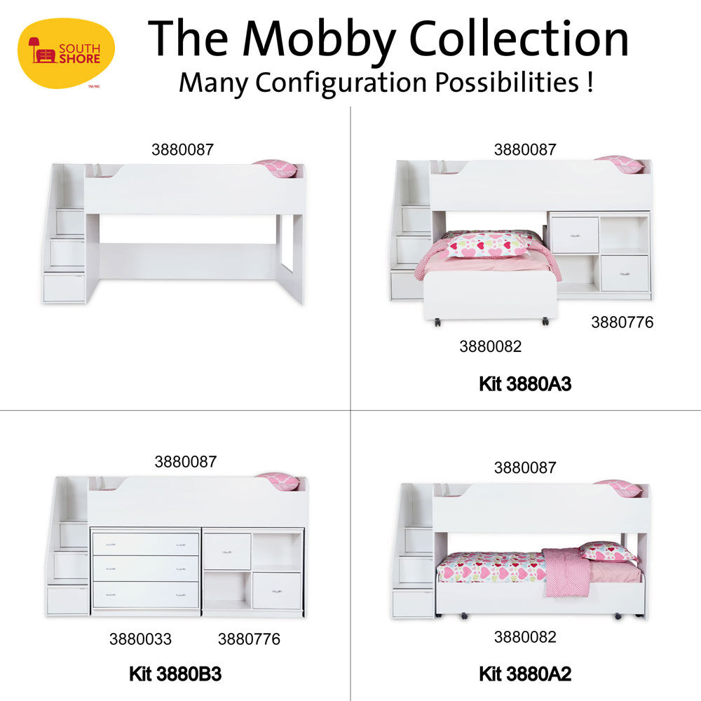 South shore mobby hotsell twin loft bed