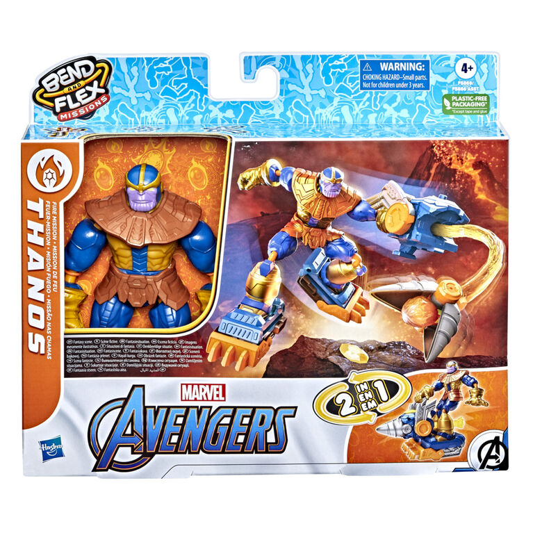 Marvel Avengers Bend and Flex Missions Thanos Mission de feu