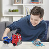 Transformers Bumblebee Cyberverse Adventures Battle Call Officer Class Optimus Prime, Voice Activated Lights and Sounds - English Edition