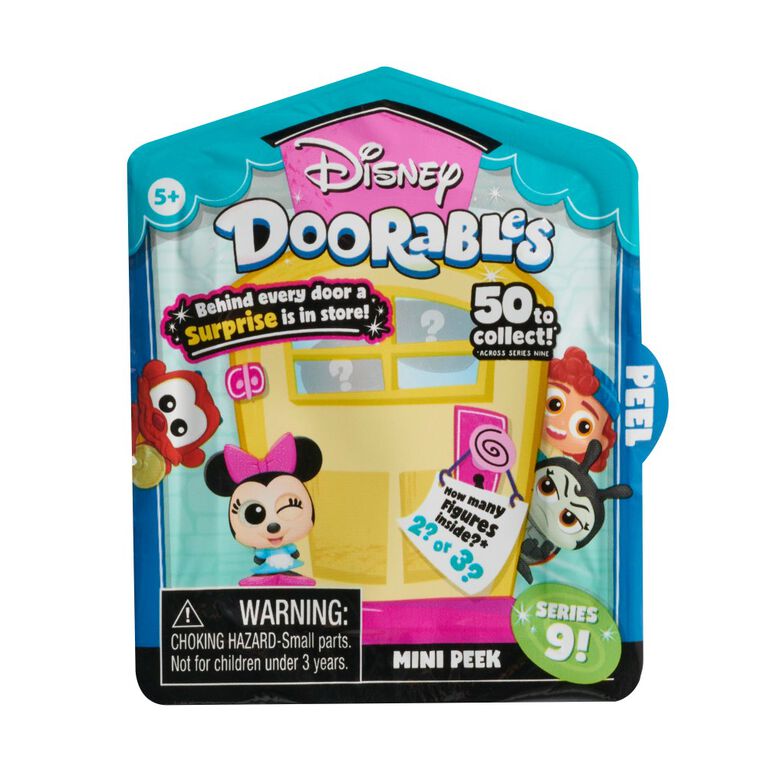 Disney Doorables Mini Peek Series 9, Collectible Blind Bag Figures
