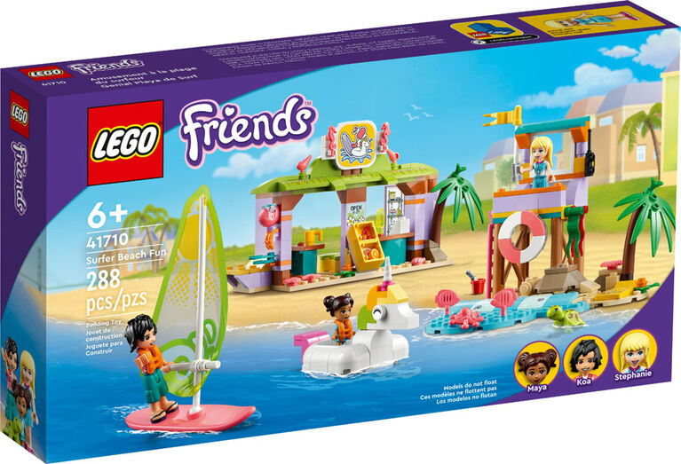 LEGO Friends Surfer Beach Fun 41710 Building Kit (288 Pieces)