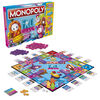 Monopoly édition Fall Guys Ultimate Knockout, jeu de plateau avec obstacles interactifs à esquiver, inclut dé de knockout, à partir de 8 ans