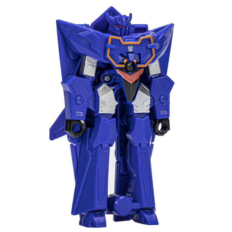 Transformers Toys EarthSpark 1-Step Flip Changer Soundwave 4-Inch Action Figure