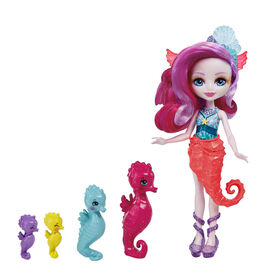 Royal Enchantimals Ocean Kingdom Sedda Seahorse Family Dolls - R Exclusive