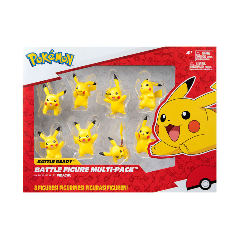 Pokémon - Figurine de combat 8-pack: Pikachu - Notre exclusivité