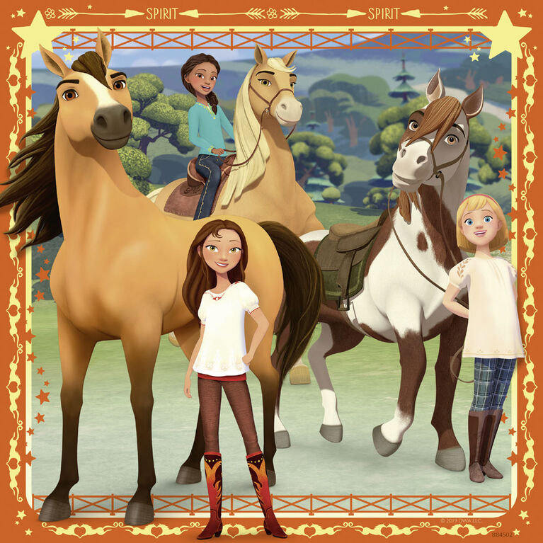 Ravensburger - Spirit: Aventures à cheval casse-têtes 3x49pc