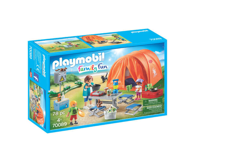 Tente et campeurs, Playmobil Family Fun