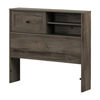 Hazen Twin Bookcase Headboard Fall Oak