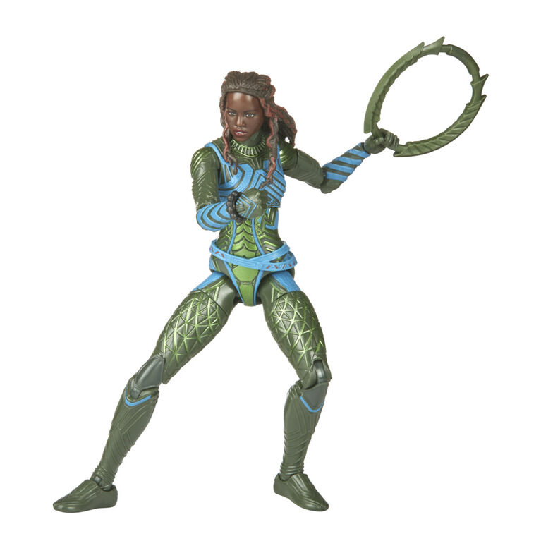 Marvel Legends Series Black Panther Wakanda Forever Marvel's Nakia 6-inch MCU Action Figure Toy, 5 Accessories, 1 Build-A-Figure Part