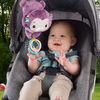 Fisher-Price Baby Stroller Toy Sing & Go Purple Monkey Musical Sensory Plush