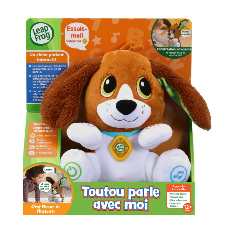 Mon animal peluche interactif Toutou parle avec moi – VTECH