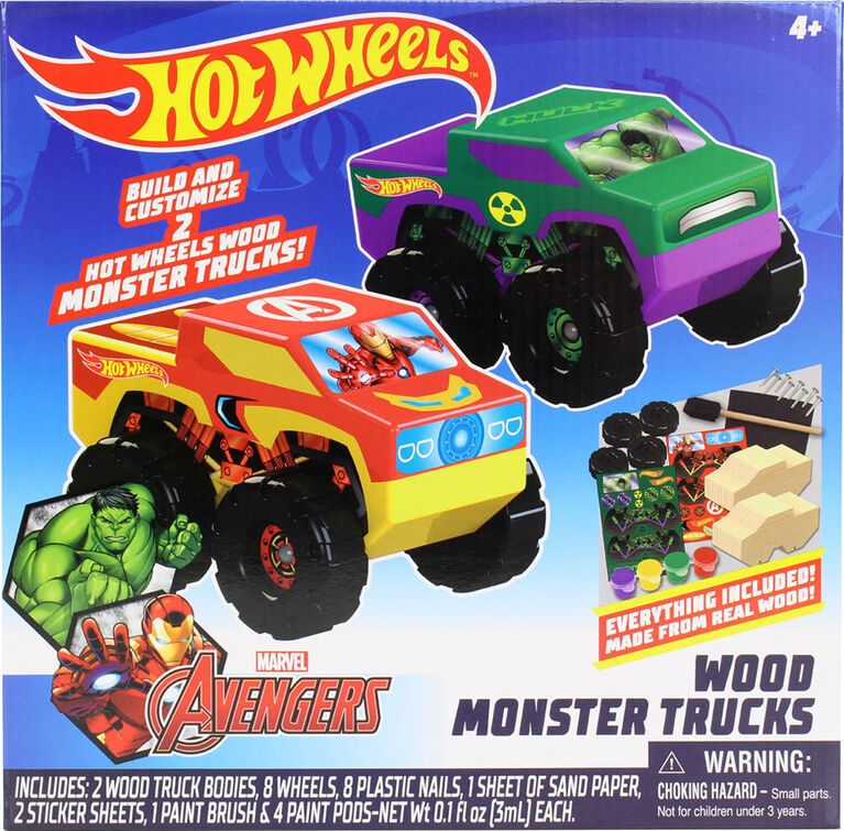 Hot Wheels 2 Pk Monster Trucks - Édition anglaise