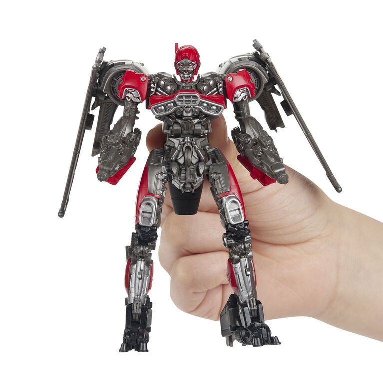 Transformers Toys Studio Series 59 Deluxe Class Bumblebee Movie Shatter Action Figure