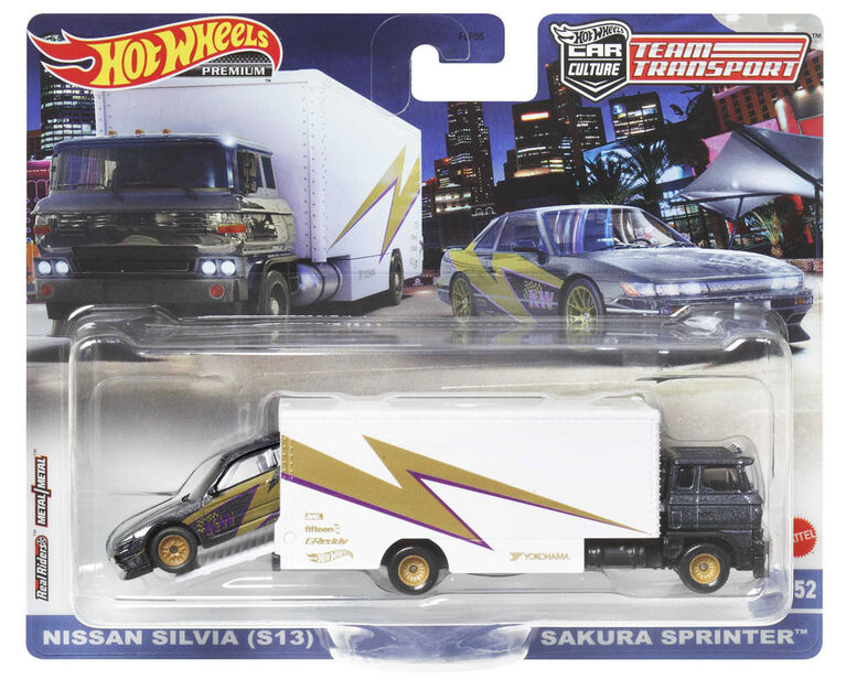 Hot Wheels Team Transport Truck & Race Car Sakura Sprinter
