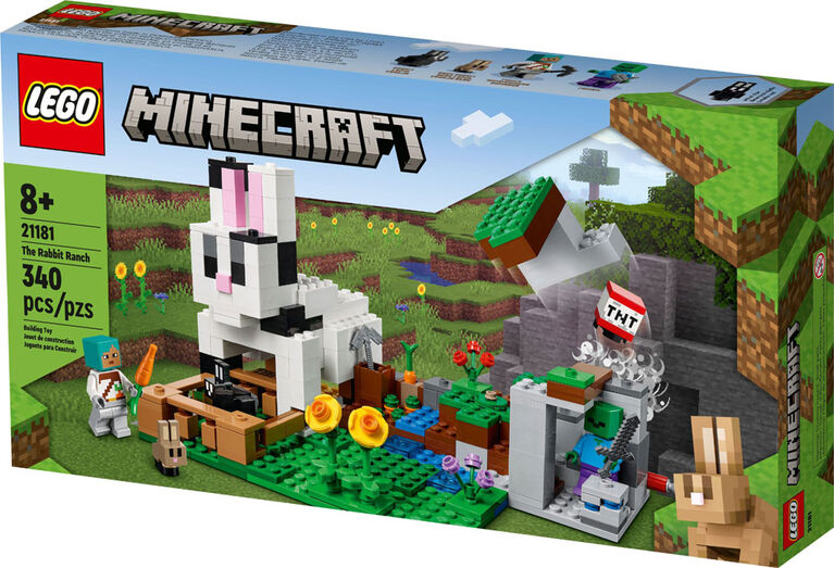 LEGO Minecraft The Rabbit Ranch 21181 Building Kit (340 Pieces)