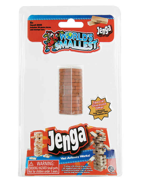 Worlds Smallest Jenga - Édition anglaise