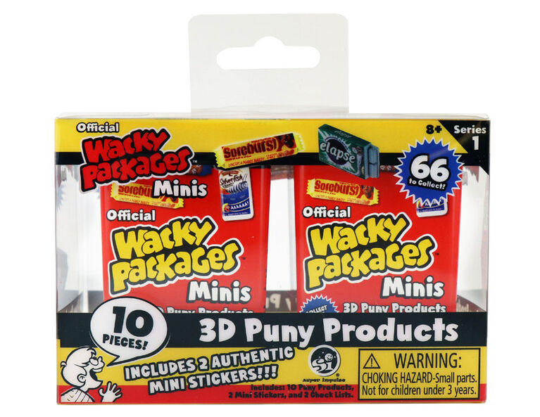 Wacky Packages - 2Pc Mini Blind Box - Édition anglaise