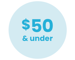 $50 & under