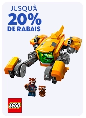 JUSQU'À 20% DE RABAIS
LEGO