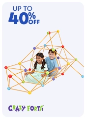 UP TO 40% OFF
Crazy Forts