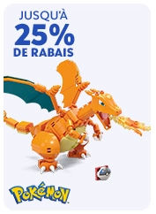 JUSQU'À 25% DE RABAIS
    Pokémon