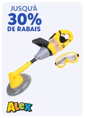 JUSQU'À 30% DE RABAIS
ALEX