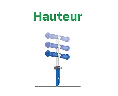 Hauteur de la trottinette