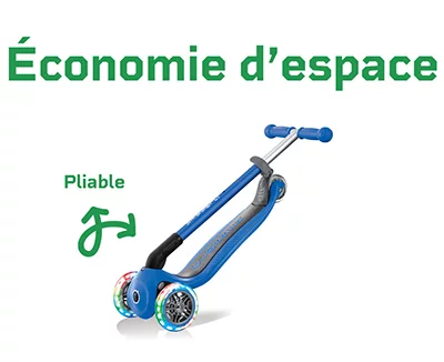 Économie d’espace de la trottinette