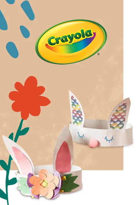 Bandeau de lapin Crayola à faire soi-même
