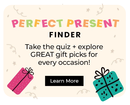 Perfect Presnet Finder. Take the quiz + explore GREAT gift picks for every occasion!