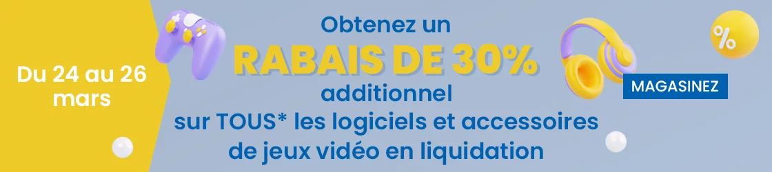 Jeux vidéo en liquidation