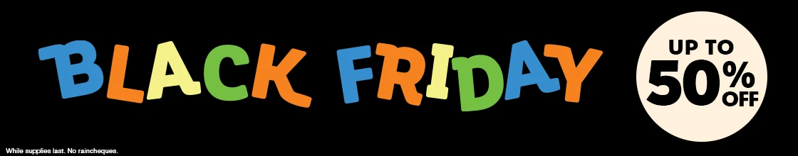 Black friday up to 50% off