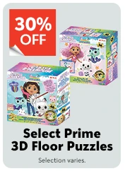 30% OFF select Prime 3D Floor Puzzles