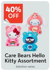 40% OFF Care Bears Hello Kitty Assortment